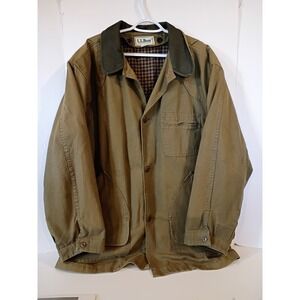 Vintage LL Bean Chore Coat XL Army Green PrimaLoft Detachable Liner Jacket H147
